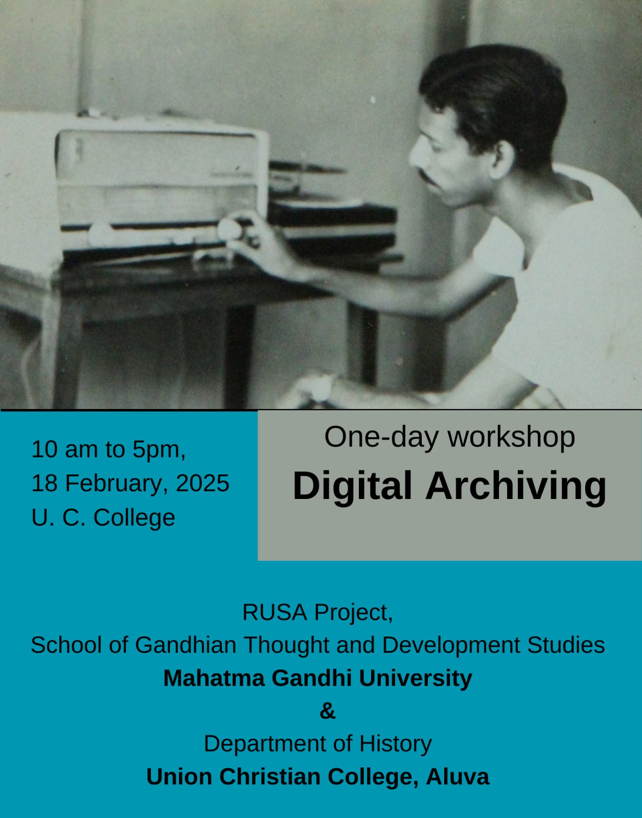 One Day workshop on Digital Archiving