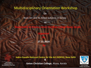 Workshop on Rock Art at U C College
