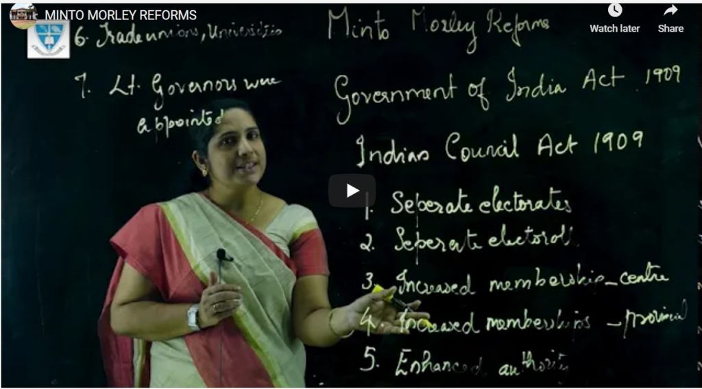 Minto-Morley Reforms: Twincy Varghese
