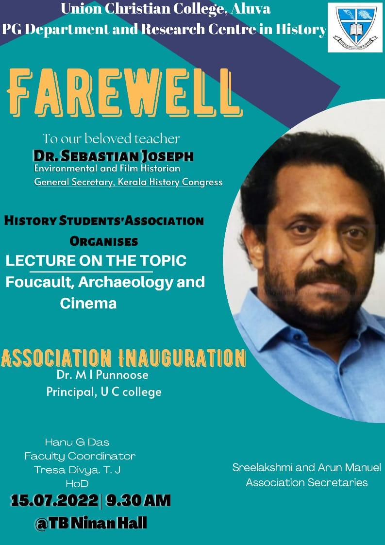 History Association Inauguration 2022-23
