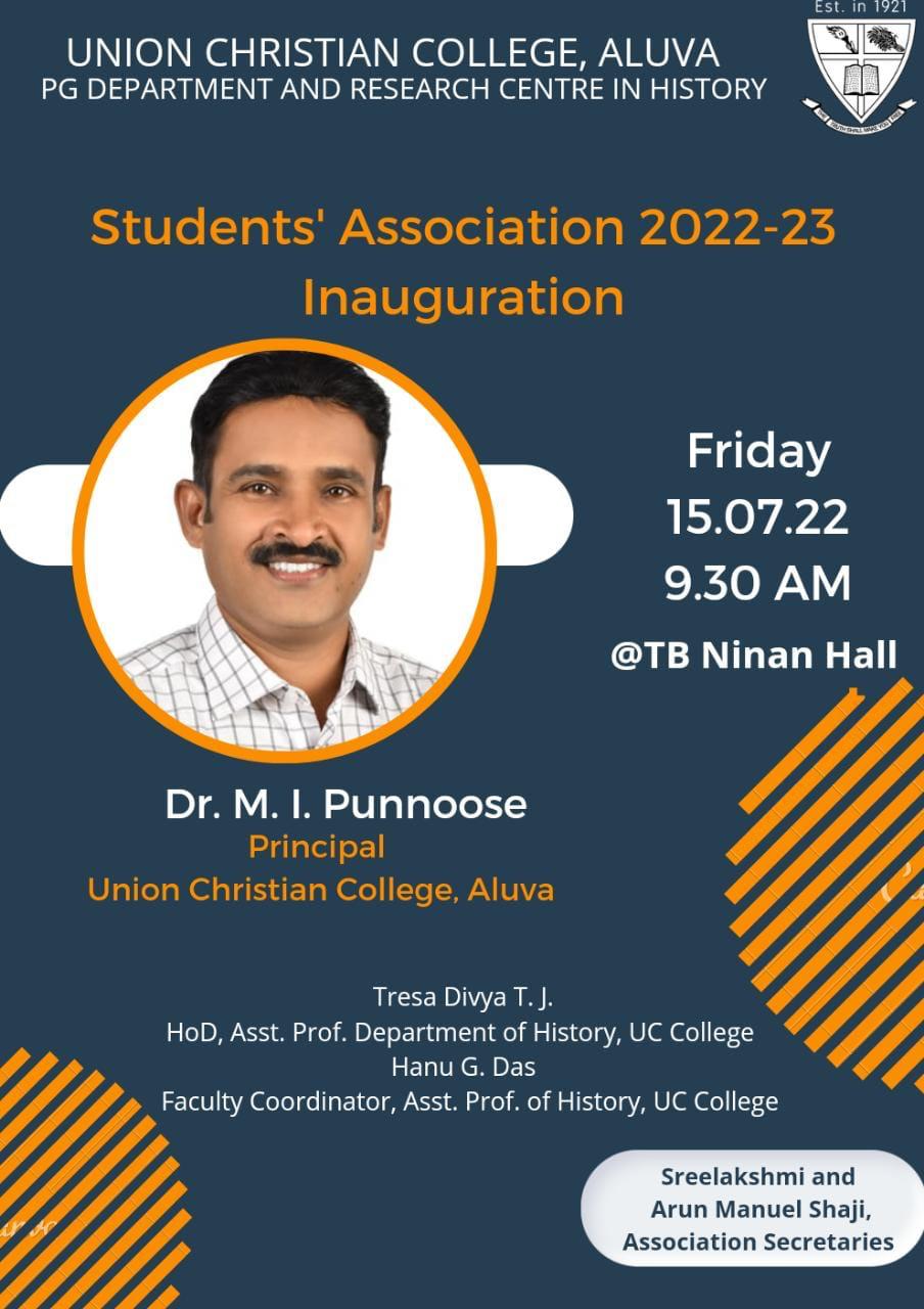 History Association Inauguration 2022-23