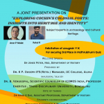 Presentation on ‘Exploring Cochin’s Colonial Forts: Insights into Heritage and Identity’.