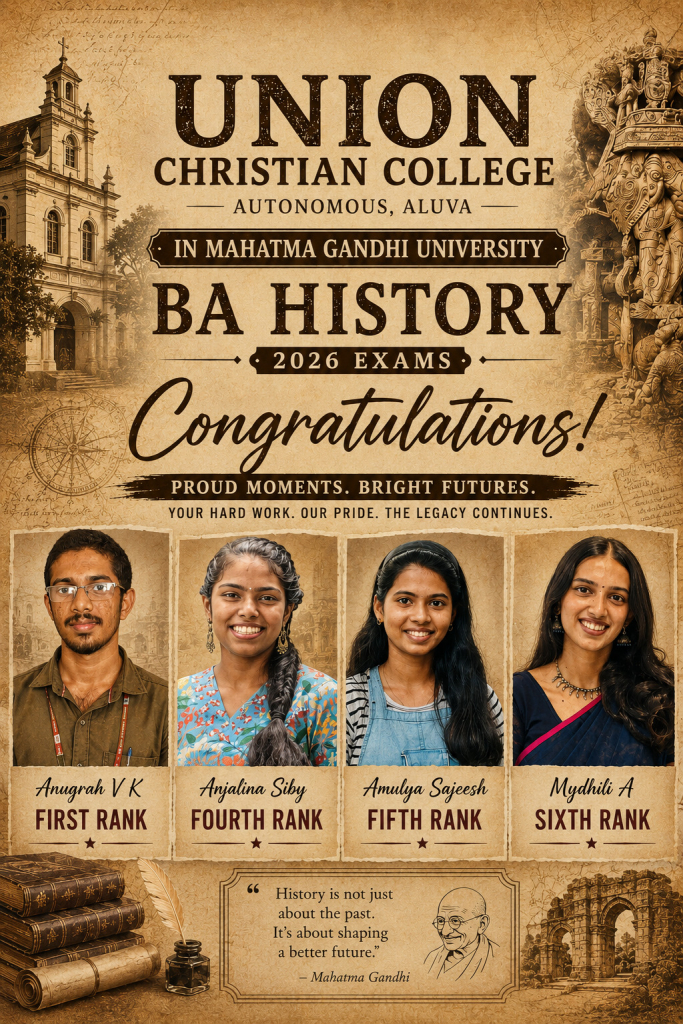 Congratulations to the UG Rank Holders